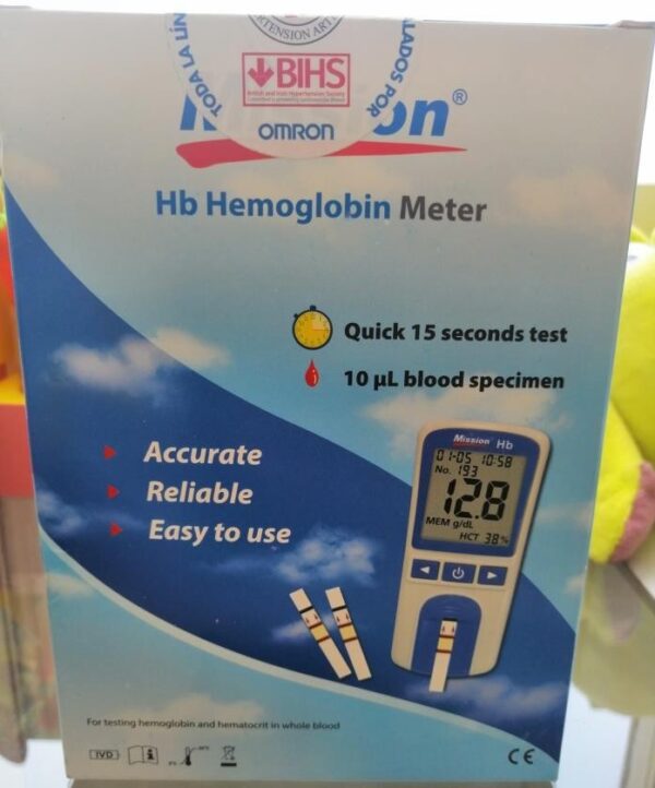 HB HEMOGLOBINOMETRO MISSION - Imagen 2